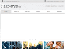 Tablet Screenshot of calvary-hill.org